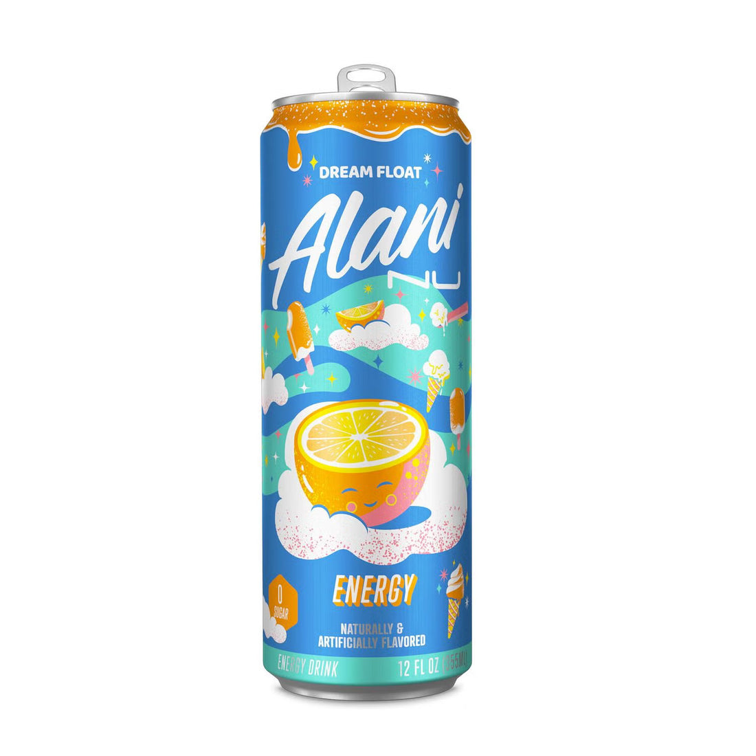 Alani Nu Energy Drink - Dream Float - 12oz. (12 Cans)