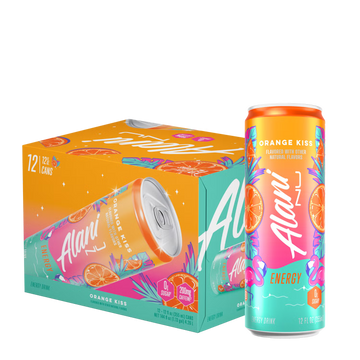 Alani Nu Energy Drink - Orange Kiss - 12oz. (12 Cans)