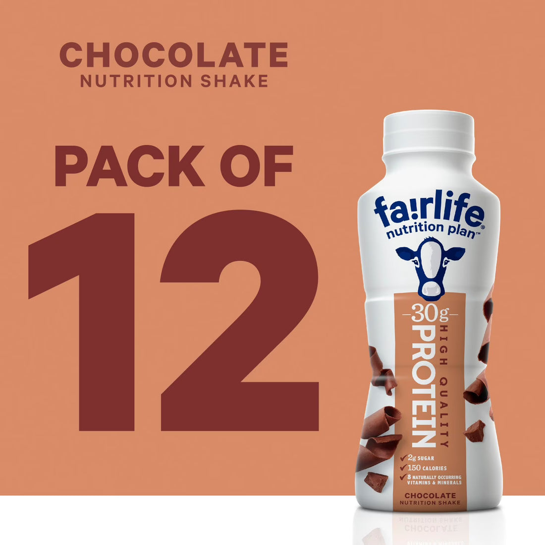 Fairlife Nutrition Plan 30g Protein Shake, Chocolate, 11.5 fl. oz., 12 pk.