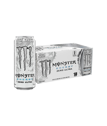 Monster Energy Zero Ultra, Sugar Free Energy Drink, 16 Ounce