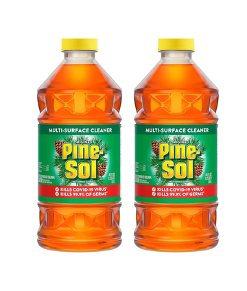 Pine-Sol All Purpose Cleaner, Original Pine, 40 Ounce Bottles (Pack of 2) (Packaging May Vary) | 40 Ounce Bottles (Pack of 2) (Packaging May Vary)