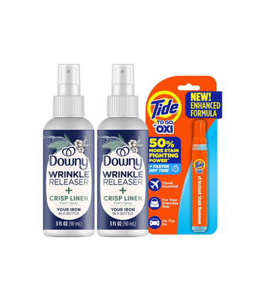 Downy Wrinkle Release Spray Bundle w/Bonus Tide Pen Sample - 3 Pack